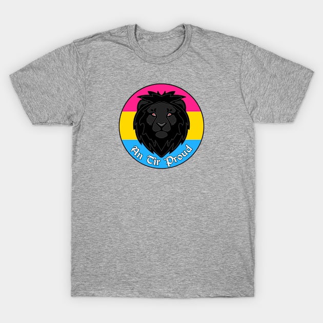 An Tir Pride - Pansexual - Populace Badge Style 2 T-Shirt by Yotebeth